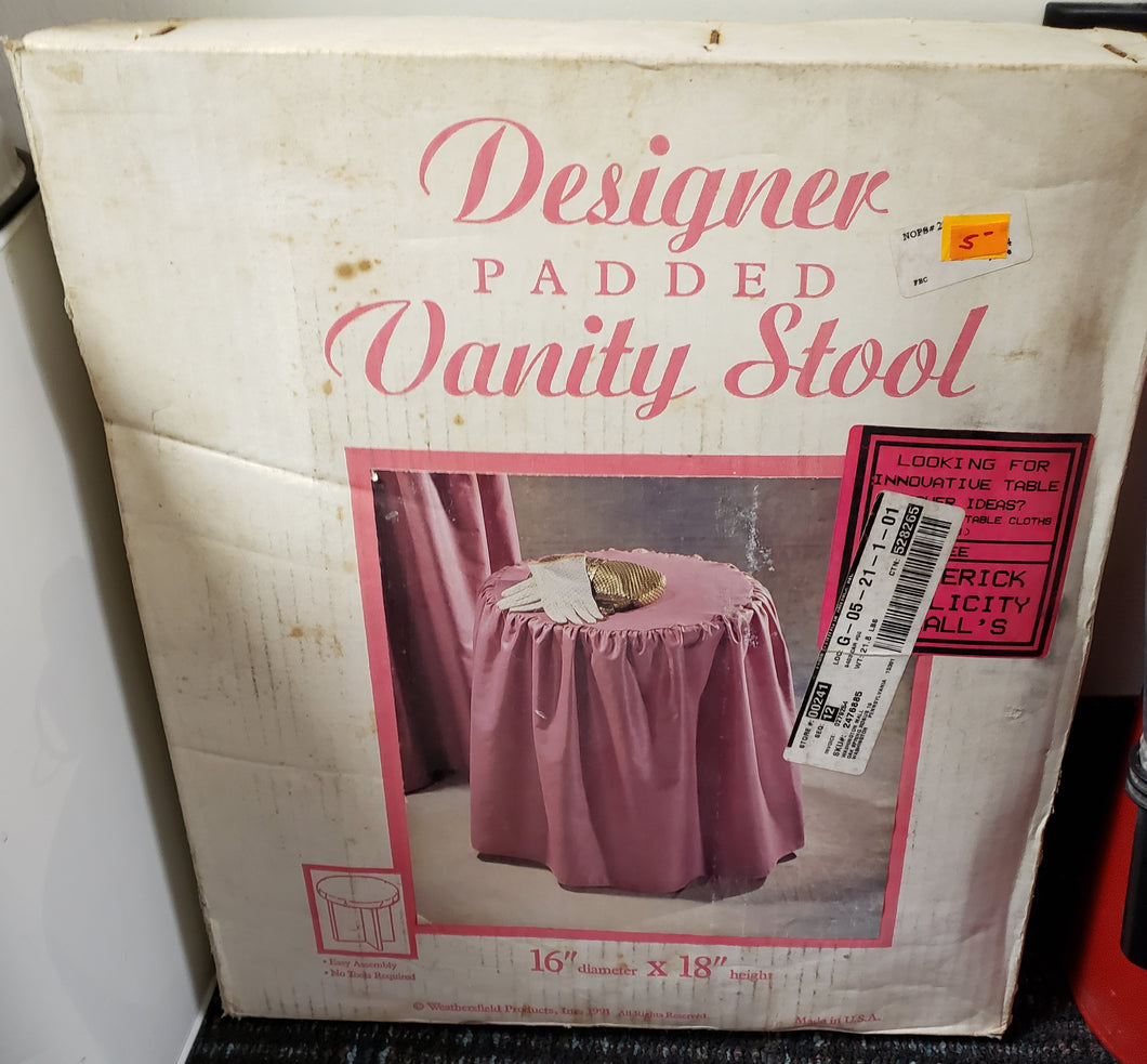 Designer Padded Vanity Stool