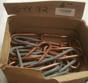 QTY 32 2" Round-Head Wire Staples