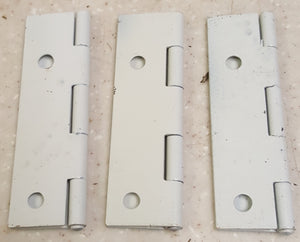 Lot of 3" x 3/4" Hinges - White