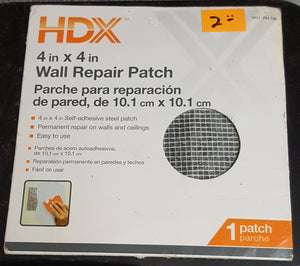 HDX 49005 4" x 4" Drywall Repair Patch