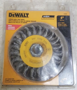 DeWalt DW4930 4" Course Knotted Angle Grinder Wheel