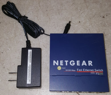 Netgear FS105 5-Port 10/100 Desktop ProSAFE Switch