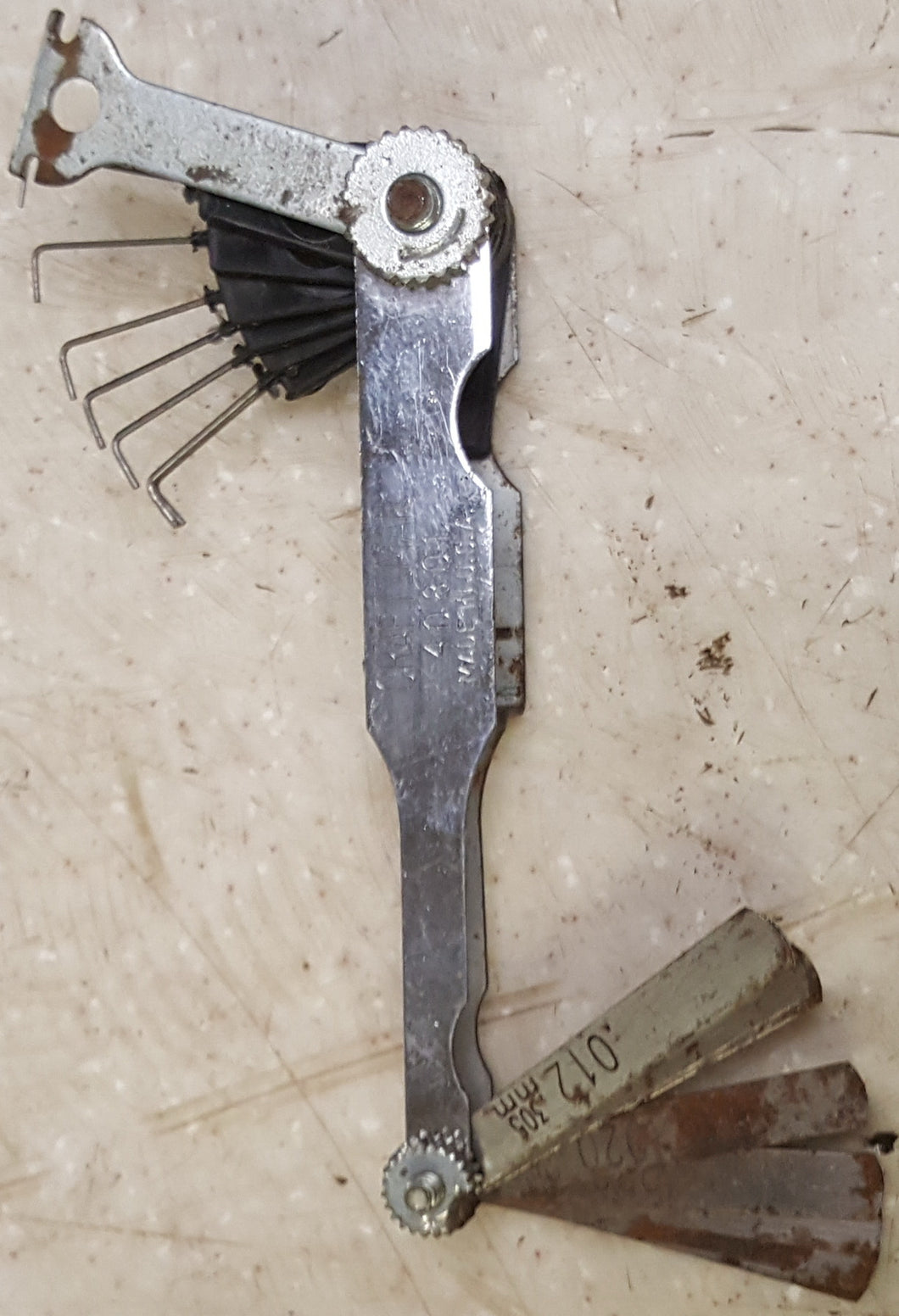 Vintage Craftsman 40801 Spark Plug Gap Tool & Gage