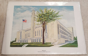 Washington High School Memories Drawing Published by WHS Class of '54