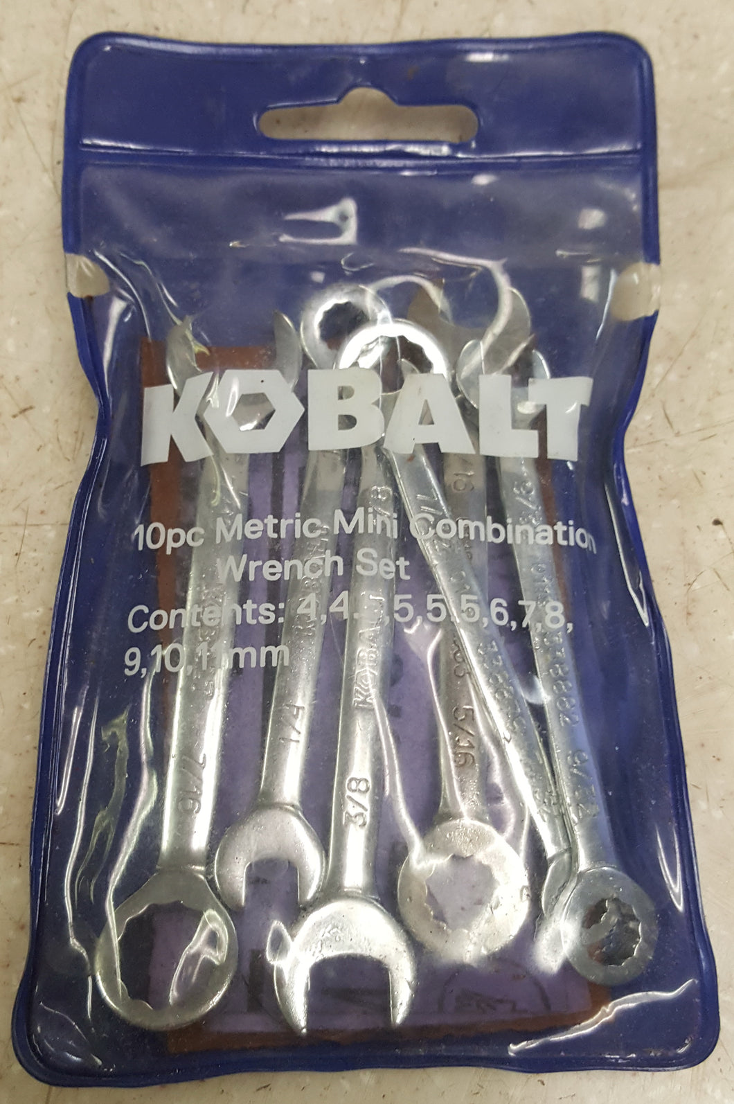 Kobalt 6-Piece SAE Mini Combination Ignition Wrench Set