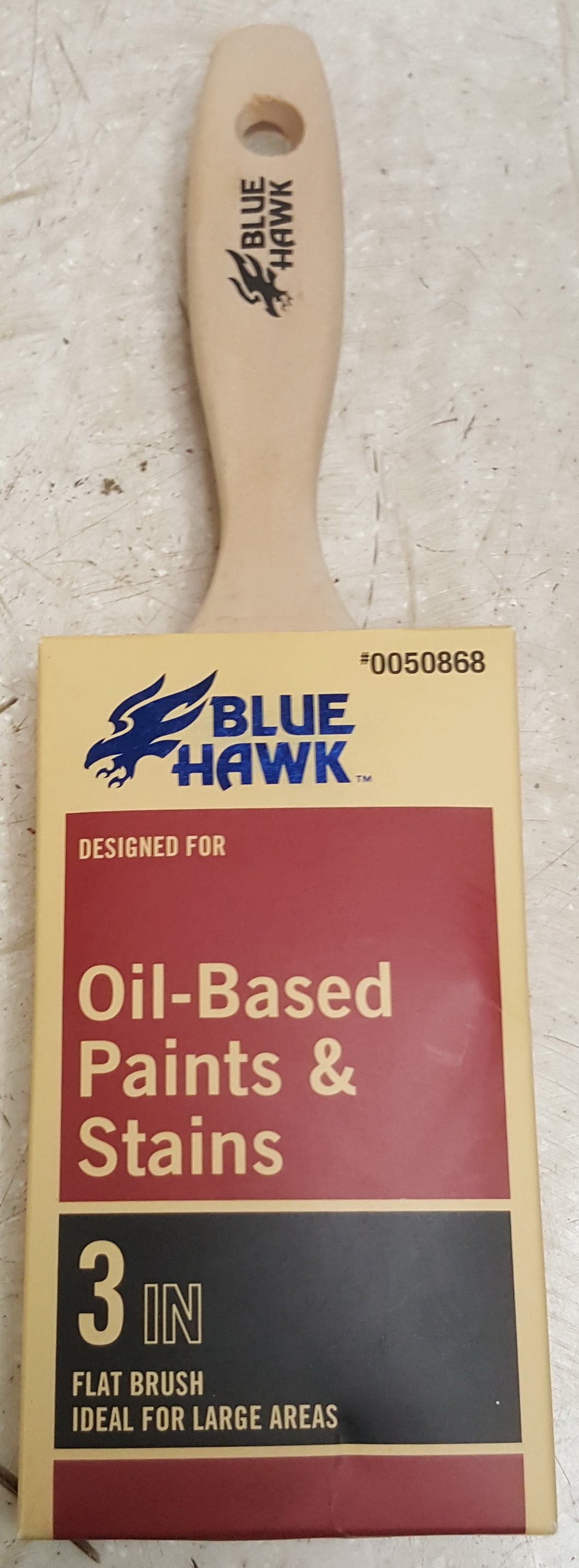 Blue Hawk 0050868 LPS-01 Natural Bristle- Polyester Blend Round Paint Brush