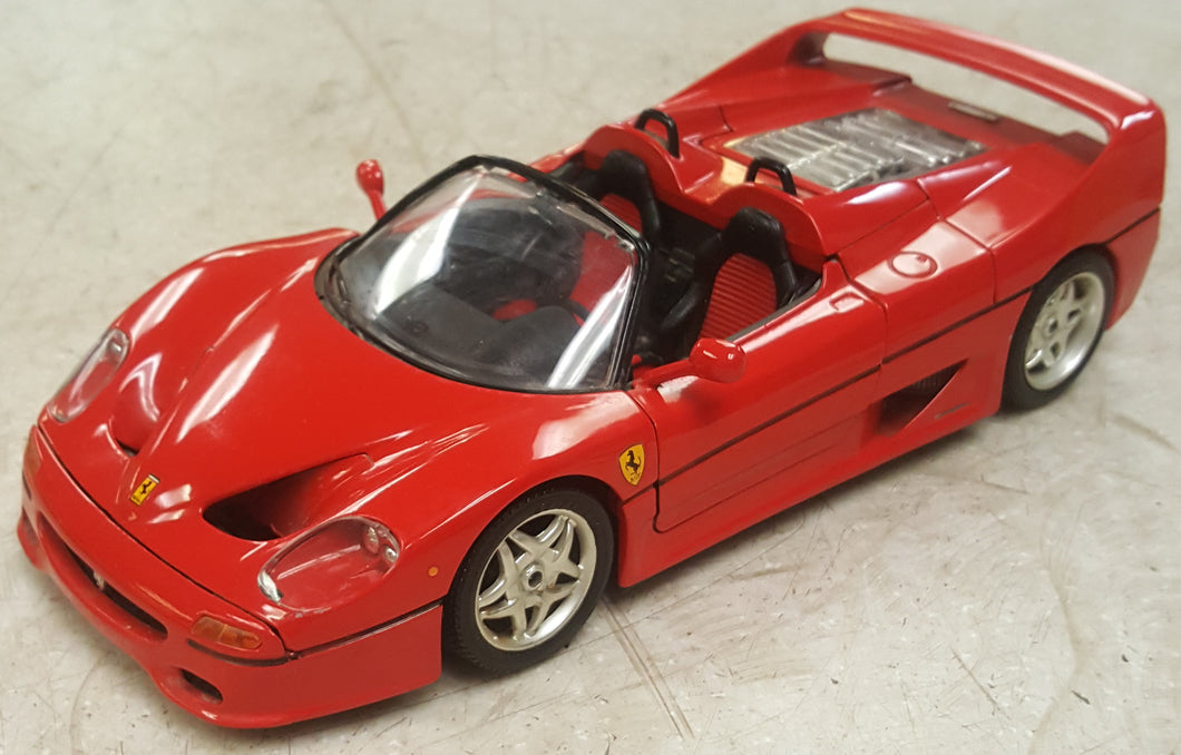 1995 Bburago Ferrari F50 Red 1:18 Diecast Car - Made in Italy