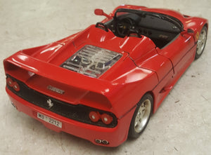 1995 Bburago Ferrari F50 Red 1:18 Diecast Car - Made in Italy