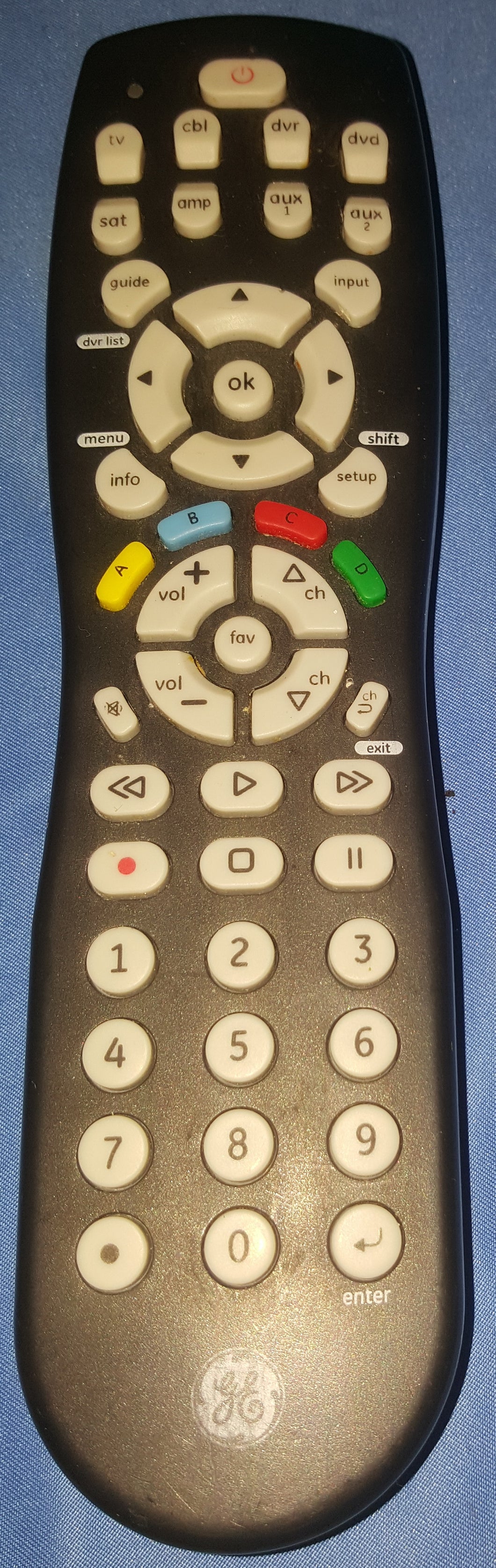 GE 24927 CL3 8-Deice Programmable Universal Remote Control