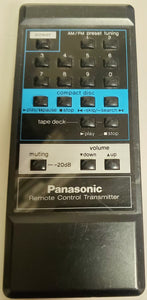 Panasonic EUR64196 Stereo Remote Control