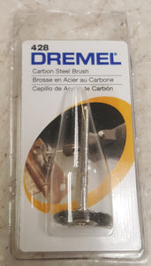 Dremel 428 3/4" Rotary Tool Wheel Shape Wire Brush