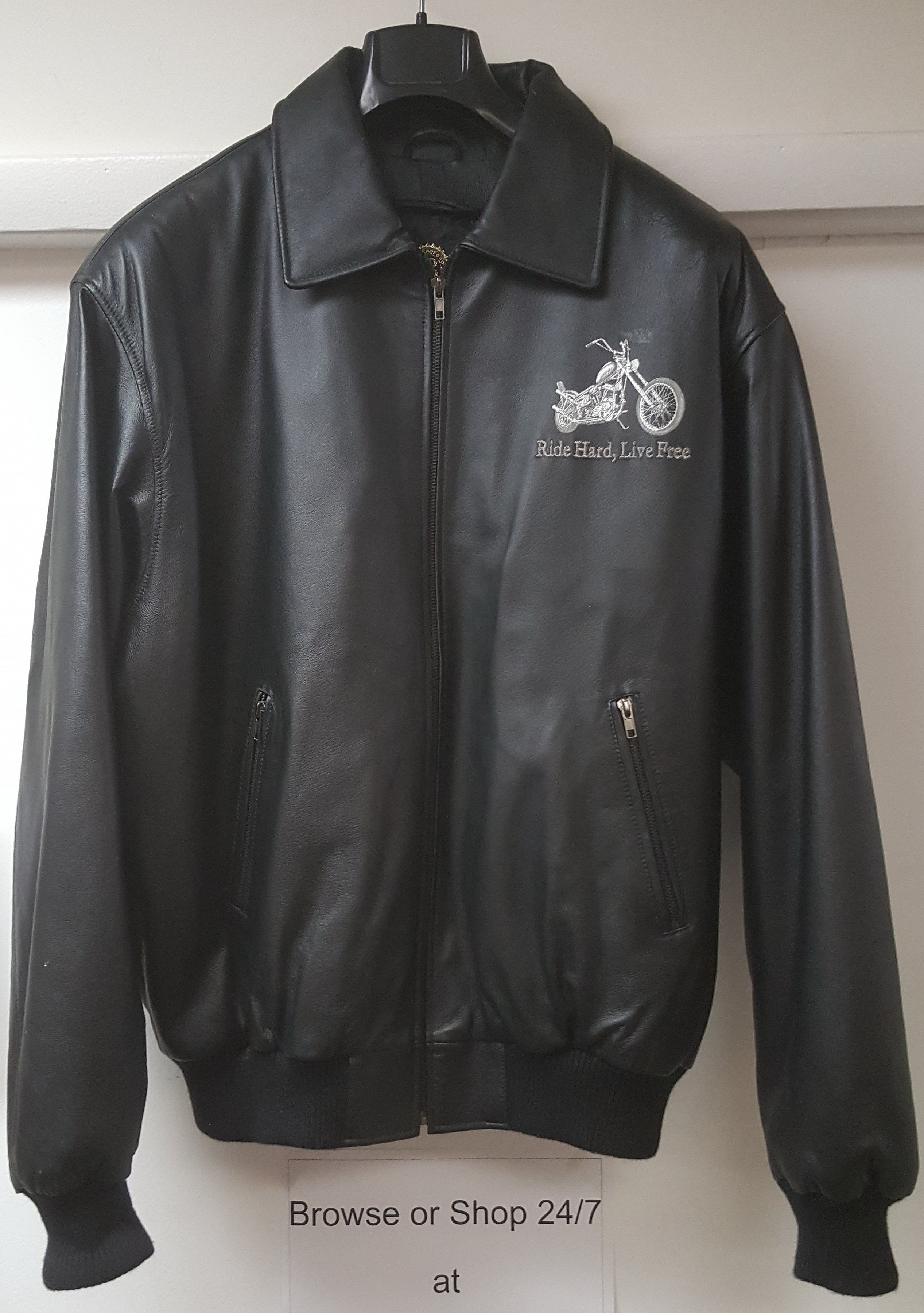 Bradford Exchange Ride Hard, Live Free Riding Jacket - size XL