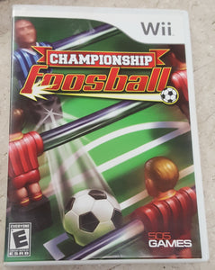 Championship Foosball Nintendo Wii Game