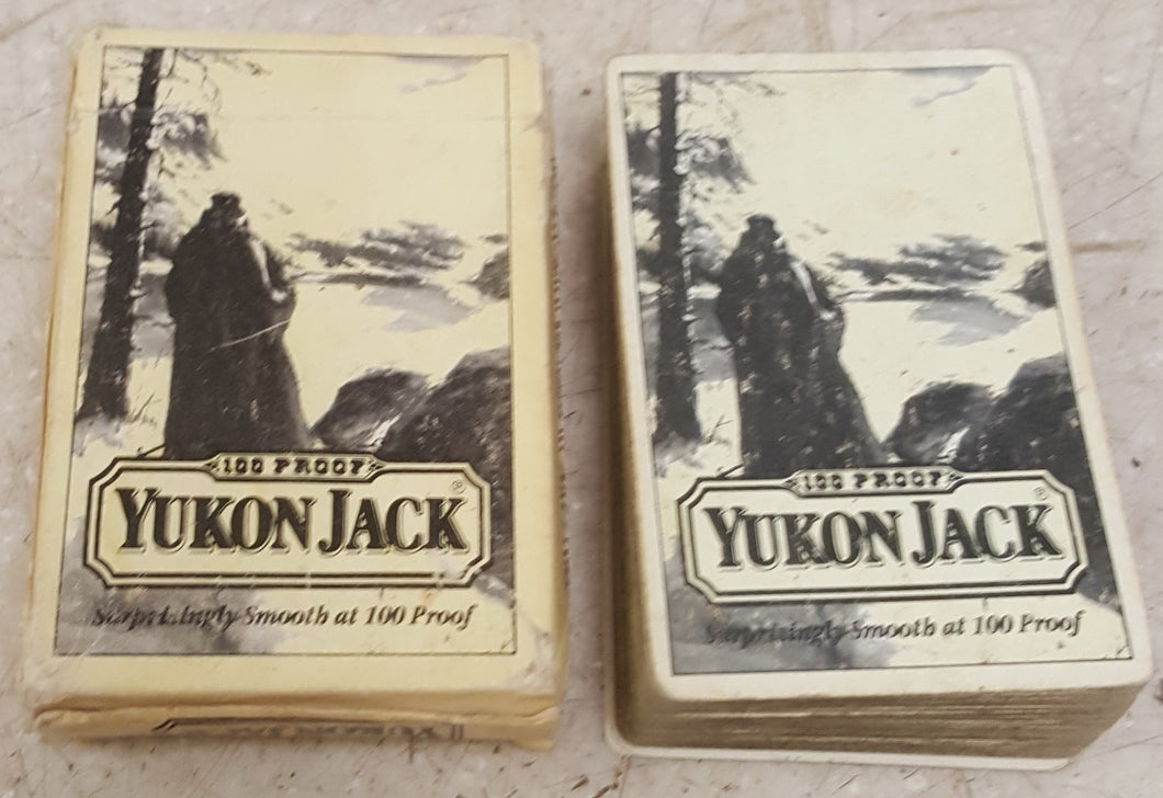 Vintage Yukon Jack 100 Proof Playing Card Deck