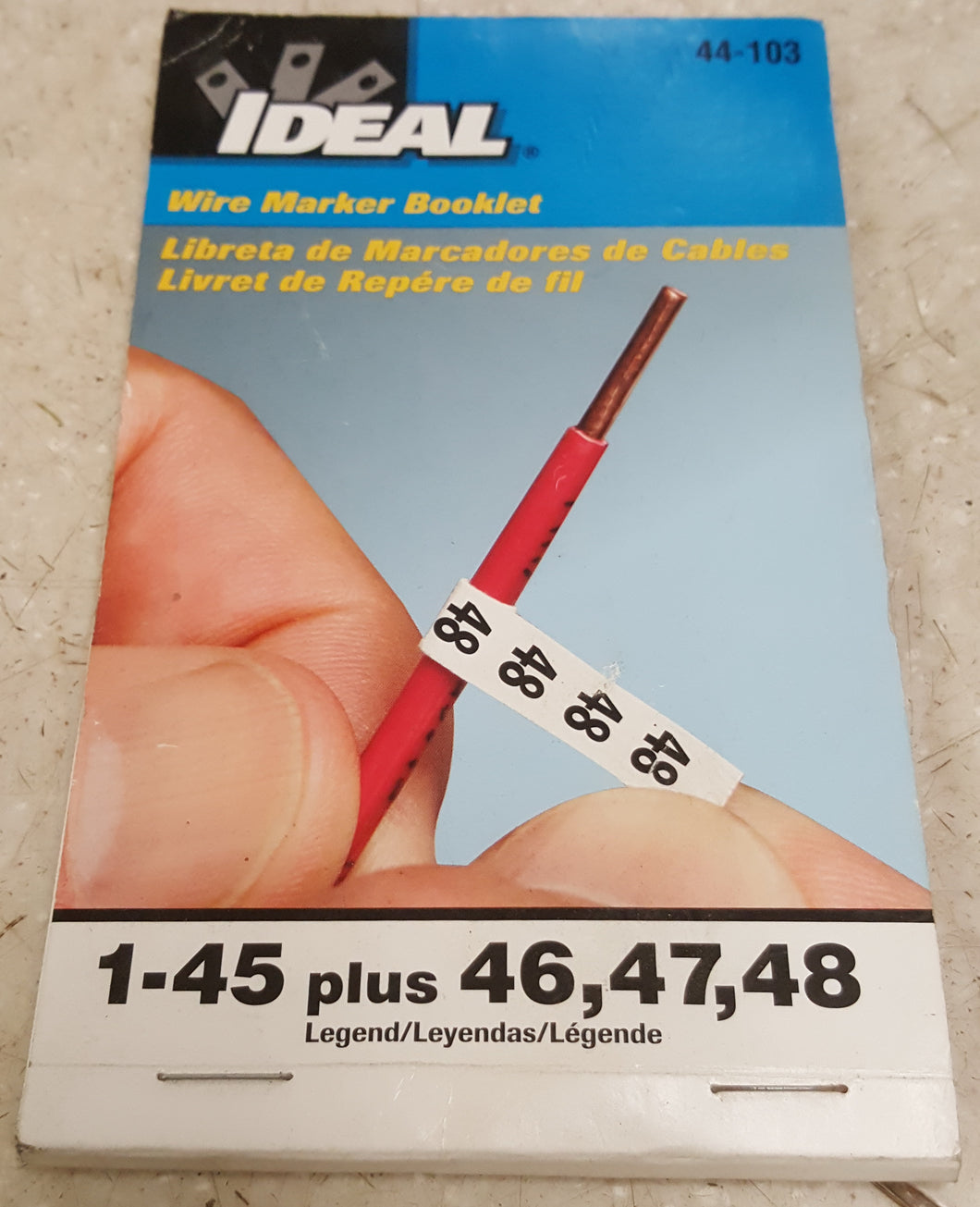 Ideal 44-103 Wire Marker Booklet