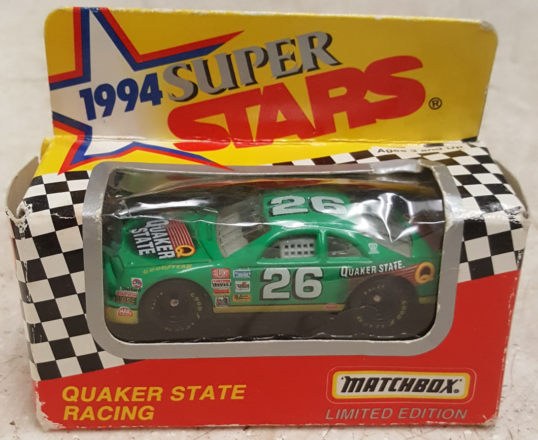 1994 Series II Super Stars Matchbox Limited Edition Brett Bodine Quaker State Racing 1:64 Scale