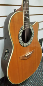 1990 Ovation 1767 Legend Natural Acoustic Electric Guitar