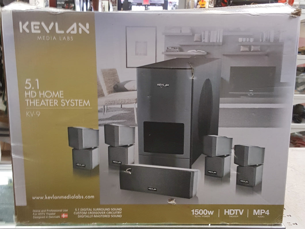 Kevlan KV-9 1500W 5.1 HD Home Theatre Speaker System