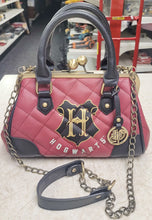 Load image into Gallery viewer, Harry Potter Hogwarts Quilted Kisslock Satchel