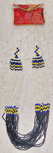 Native American Bead Necklace with Pouch