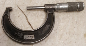 Vintage Lufkin 1912 1" Outside Micrometer with .0001" Vernier