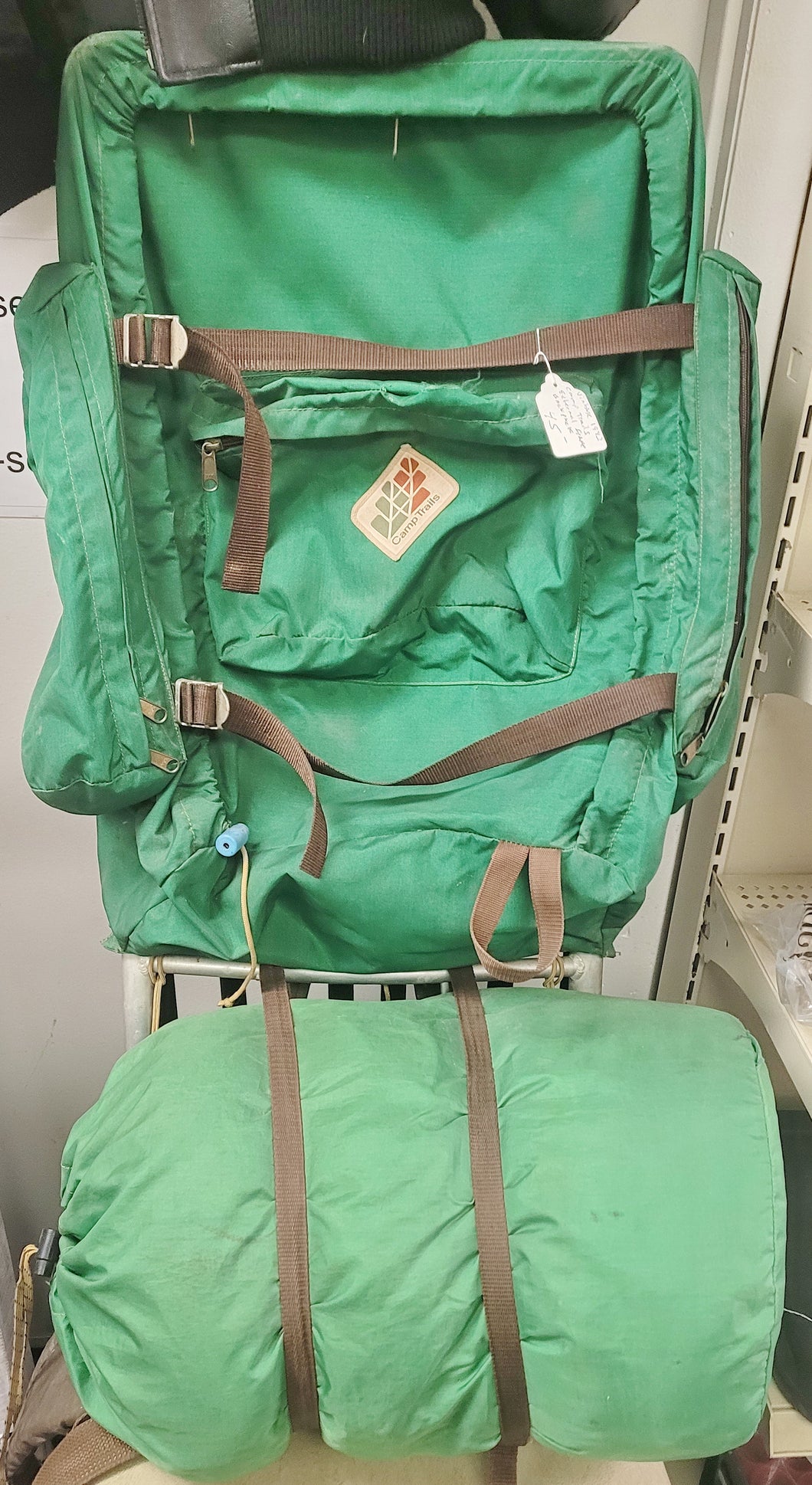Vintage 1982 Camp Trails External Frame Backpack - Green
