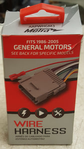Metra Electronics AAPWHGM3 OEM Car Stereo Wire Harness - Genermal Motors 1986-2005