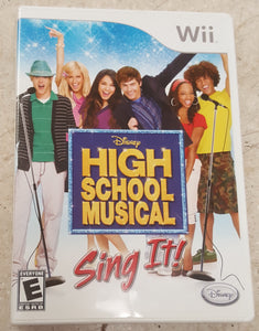 High School Musical Sing It Wii Game