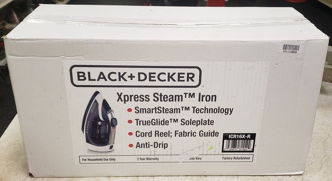 Black & Decker ICR16X-R Xpress Steam Cord-Reel Iron