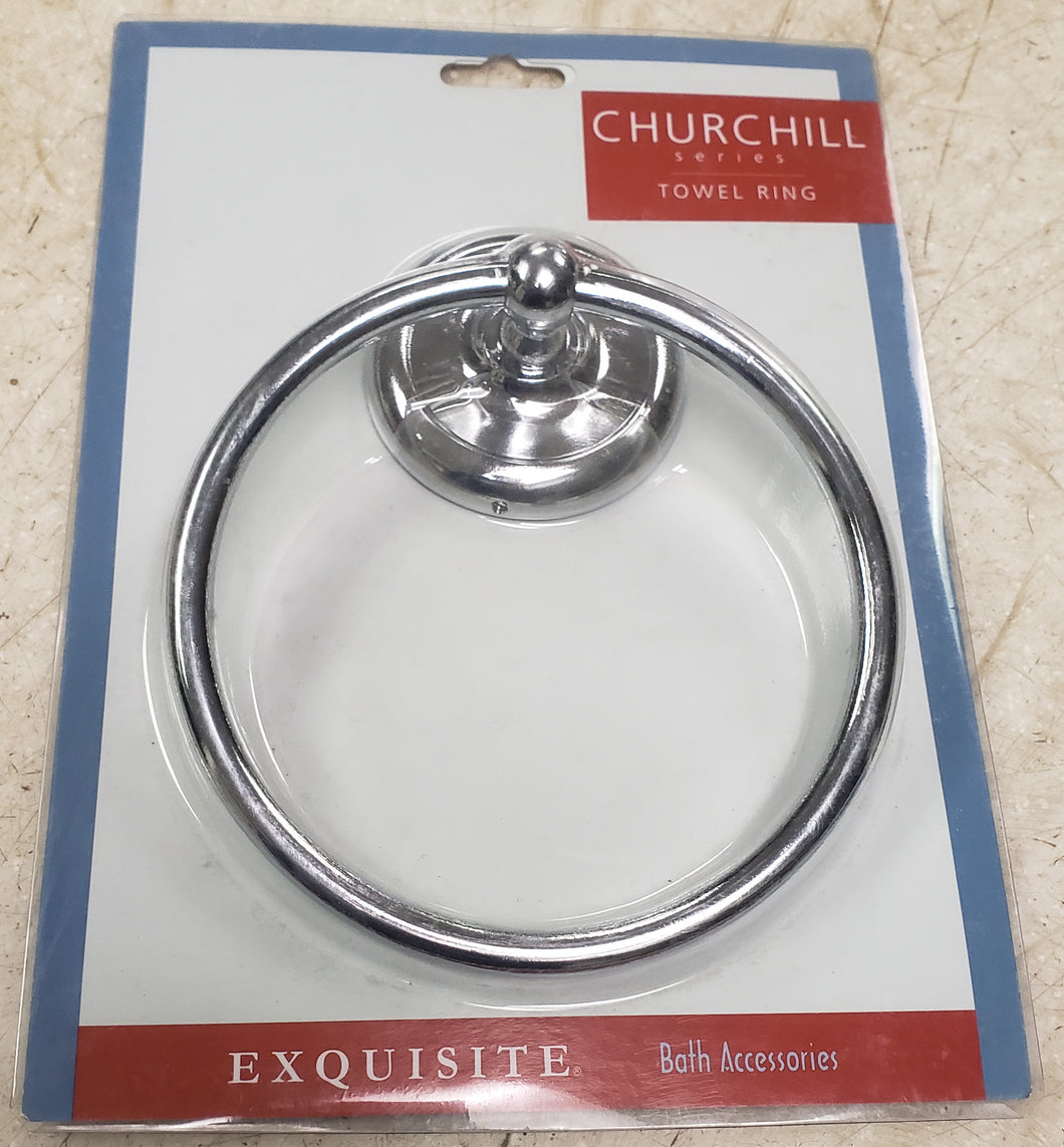 Churchill 164 9222CP Exquisite Chrome Towel Ring