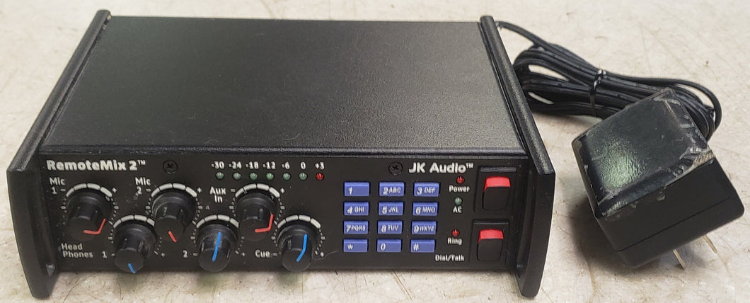 JK Audio RemoteMix 2 2-Chanel Portable Broadcast Field Mixer