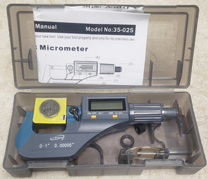 iGAGING 35-025 0-1" .00005" Electronic Digital Micrometer