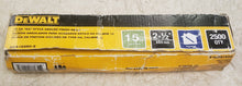 Load image into Gallery viewer, DeWALT DCA15250-2 2-1/2 in. x 15-Gauge Angled Finish Nails (partial 2500-count box)