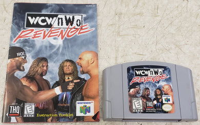WCW vs NWO Revenge Nintendo 64 Game with Manual