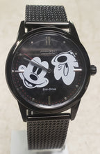 Load image into Gallery viewer, Citizen eco-drive J830-S118832 Mickey Mouse Unisex Watch FE7065-52W Black Band 40mm