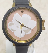 Load image into Gallery viewer, Kate Spade KSW1417 &quot;Live Colorfully&quot; Women&#39;s New York Pink Dial w/ Flower Watch With Gold Accent