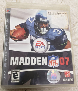 Madden 2007 PS3 Game