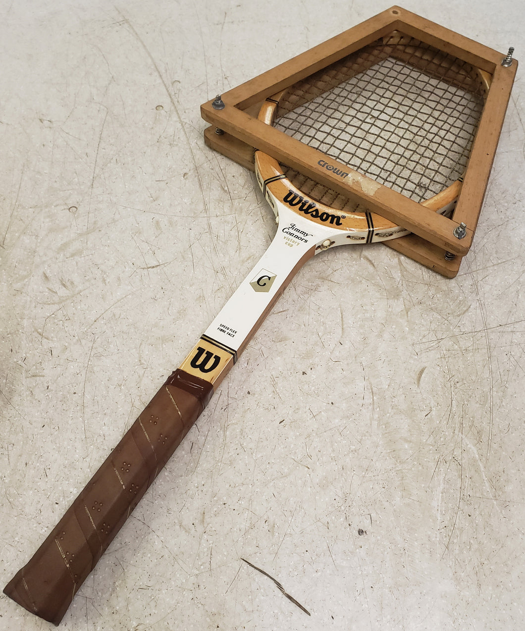 Vintage Wilson Jimmy Connors Victory Cup 4-3/8 Tennis Racquet