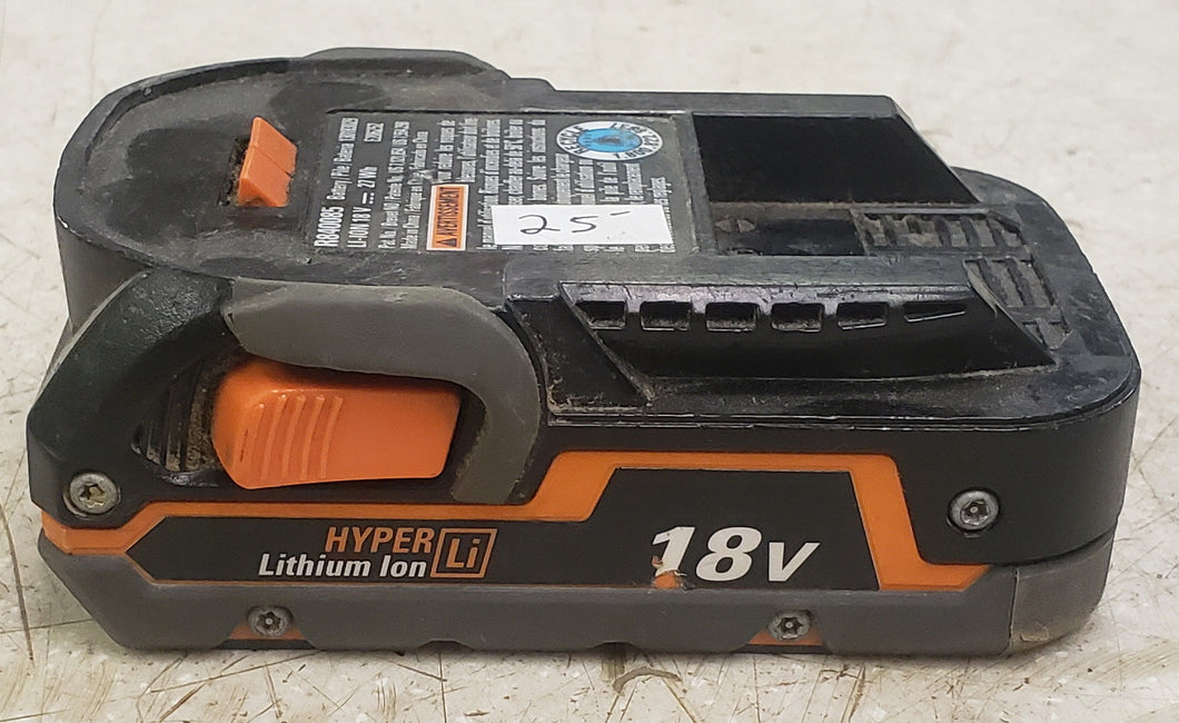 Ridgid R840085 18V Hyper Lithium-Ion 2.0Ah Battery