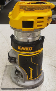 DeWALT DCW600 20V 1/4" Variable Speed Brushless Fixed Cordless Router (Tool Only)