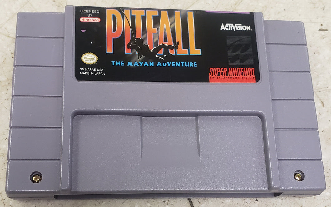 Pitfall Mayan Adventure SNES Super Nintendo Game