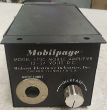 Load image into Gallery viewer, Midwest Electronic Industries 470C Mobilpage 12V - 24V Mobile Amplifier
