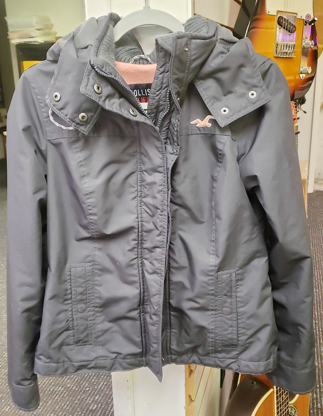 Hollister All Weather Jacket-grey in Grey