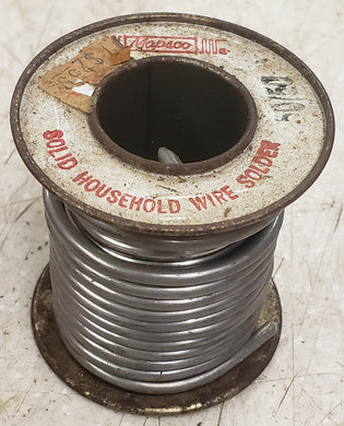 Vintage Mapsco 1 Lb 50/50 Solid Household Wire Plumbing Solder