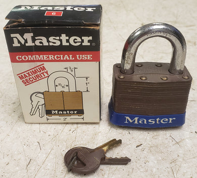 Master Maximum Security No. 6 Keyed Padlock