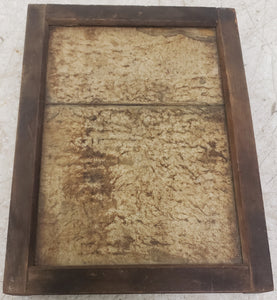 Vintage Tongue & Groove Wood Picture Frame with Hinged Flaps on Back (8" x 6")