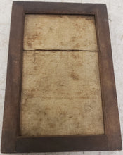 Load image into Gallery viewer, Vintage Tongue &amp; Groove Wood Picture Frame with Hinged Flaps on Back (no glass) (7&quot; x 4-3/4&quot;)