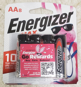 Energizer Max Alkaline D Batteries (8-Pack)