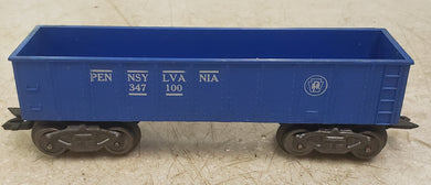 MARX Pennsylvania 347100 O Gauge Railway Train Gondola - Blue