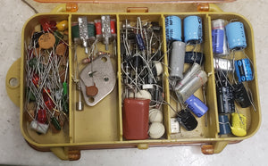 R.S.R Electronics PAD-123 Digital Analog Pad Trainer with Large Lot of Electronic Components